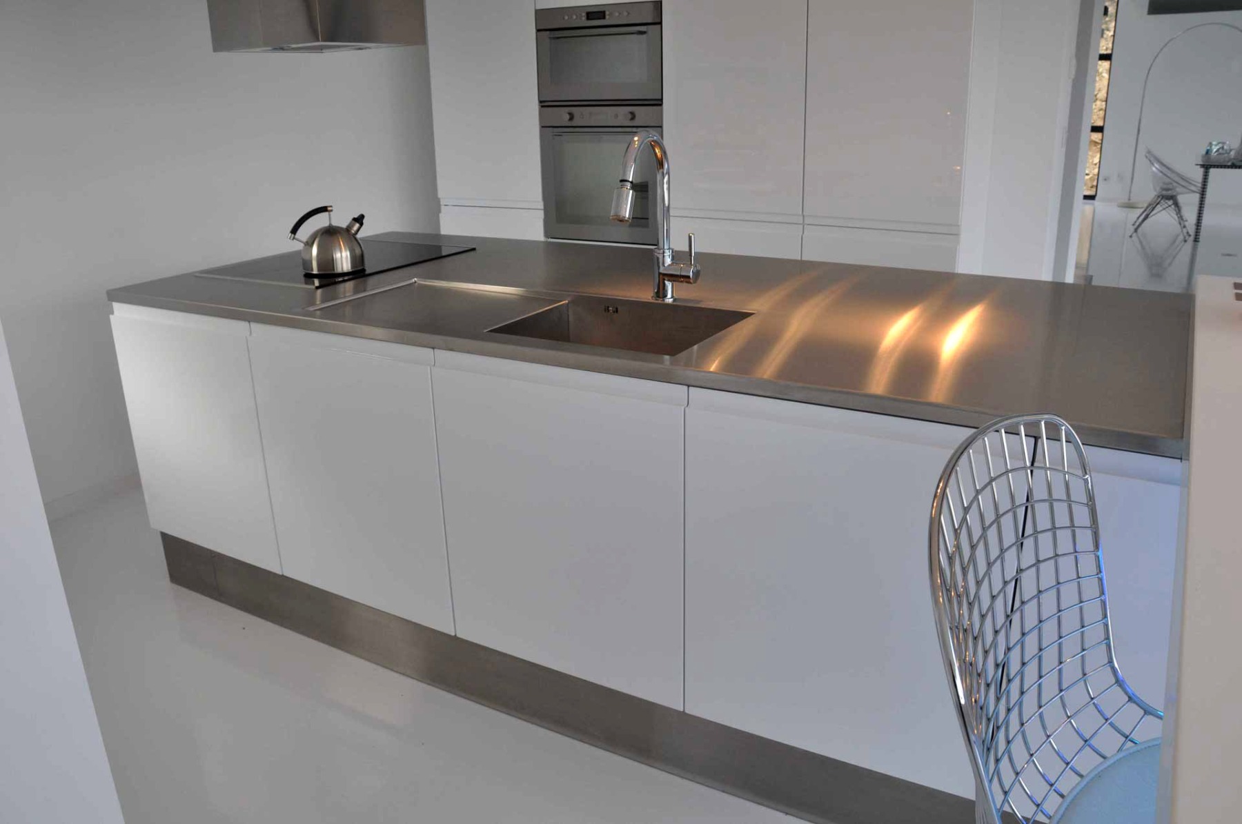 Plan de travail inox sur mesure